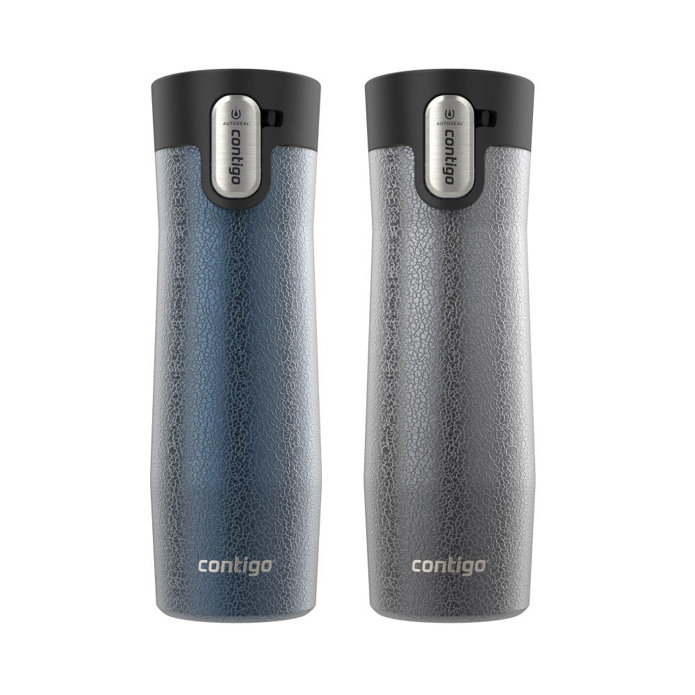 Contigo 20 oz. West Loop 3.0 Autoseal Stainless Steel Travel Mug 2 - Pack - Forza Sports