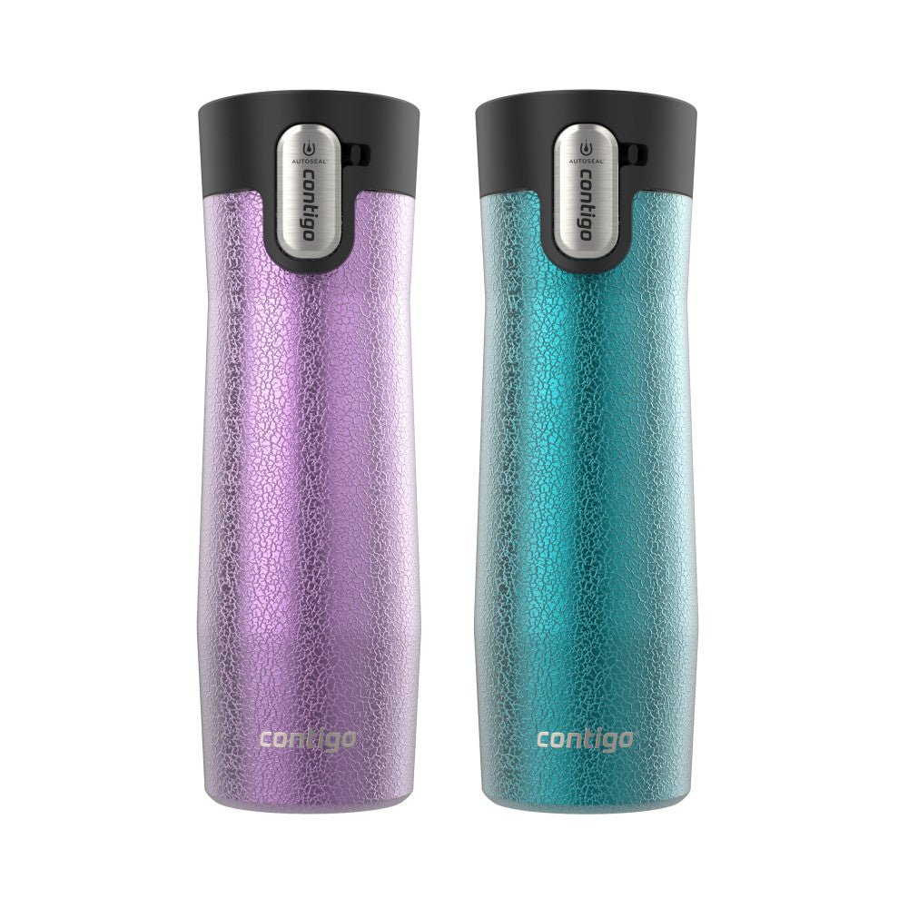 Contigo 20 oz. West Loop 3.0 Autoseal Stainless Steel Travel Mug 2 - Pack - Forza Sports