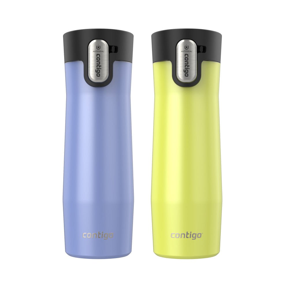 Contigo 20 oz. West Loop 3.0 Autoseal Stainless Steel Travel Mug 2 - Pack - Forza Sports