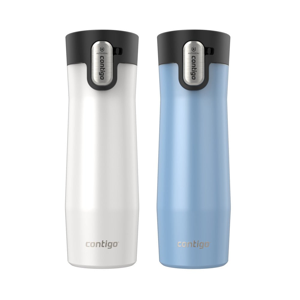 Contigo 20 oz. West Loop 3.0 Autoseal Stainless Steel Travel Mug 2 - Pack - Forza Sports