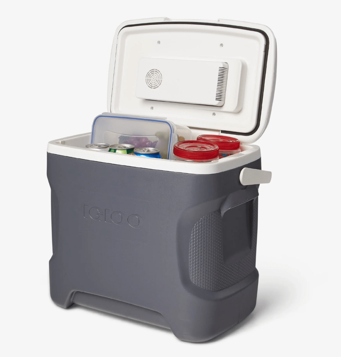 Igloo Versatemp 28 QT Portable Electric Cooler - Grey/White - Forza Sports