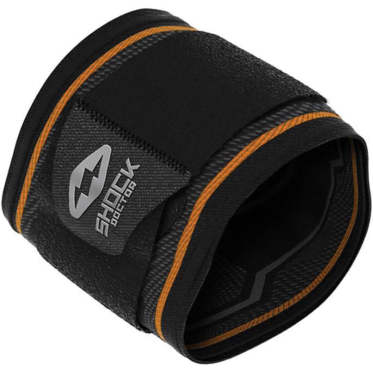 Shock Doctor Compression Knit Tennis/Golf Elbow Sleeve w/ Support - Black/Gray - Forza Sports
