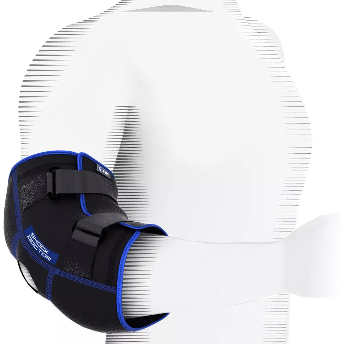 Shock Doctor ICE Recovery Compression Elbow Wrap - Black - Forza Sports