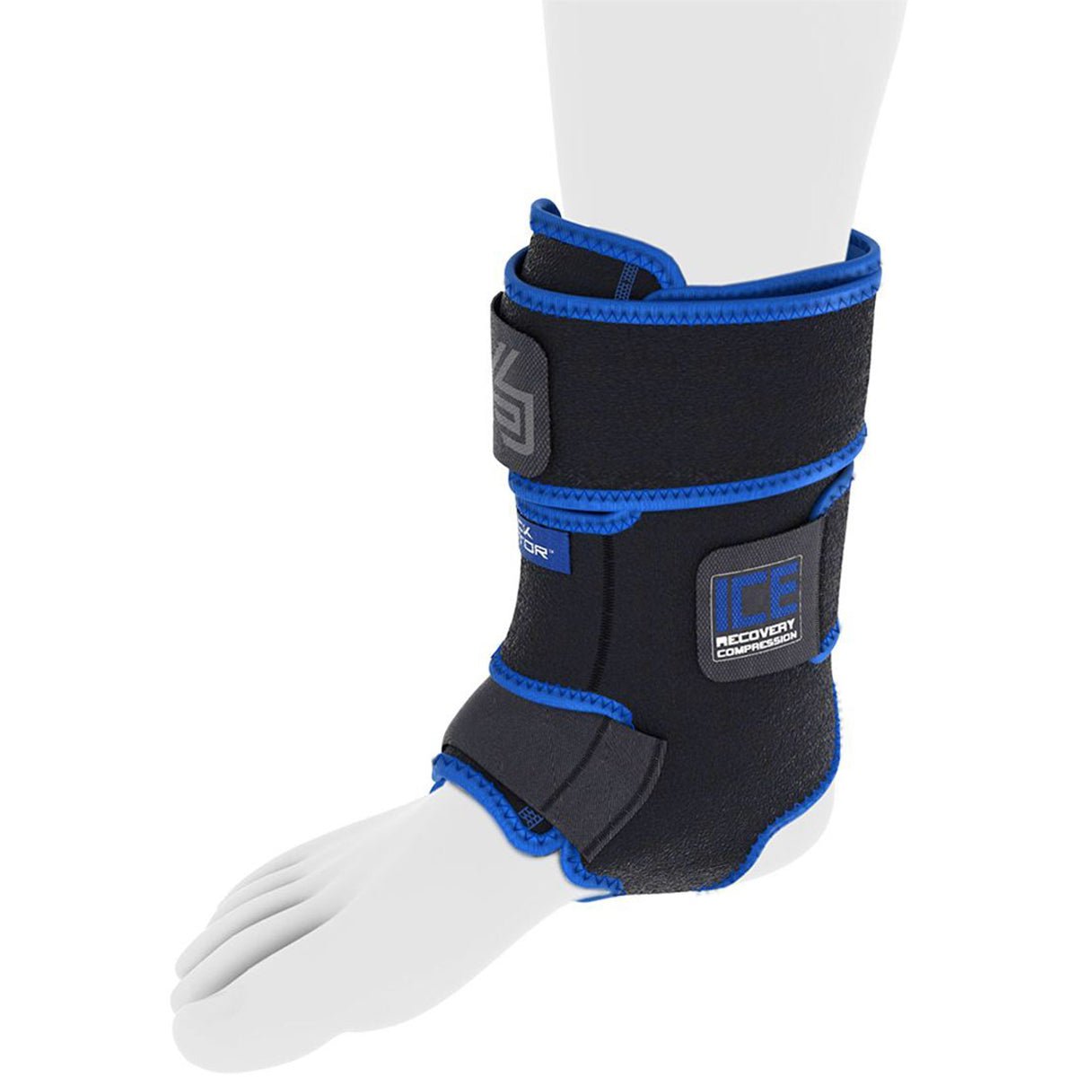 Shock Doctor ICE Recovery Compression Ankle Wrap - Black - Forza Sports