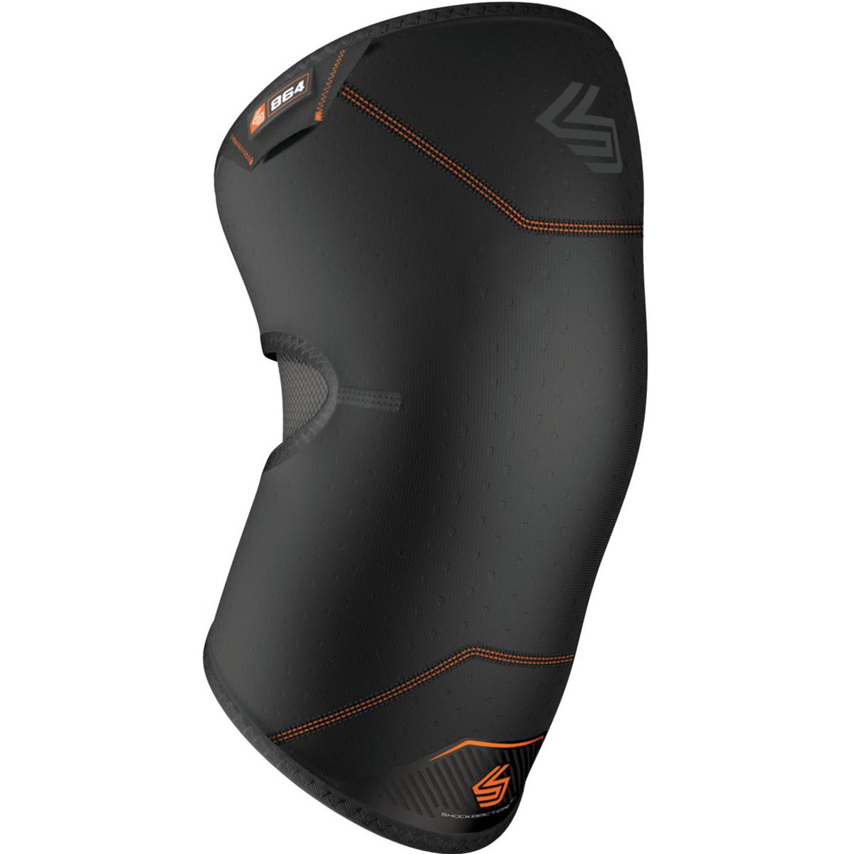 Shock Doctor Knee Compression Sleeve with Closed Patella Coverage - Black - Forza Sports