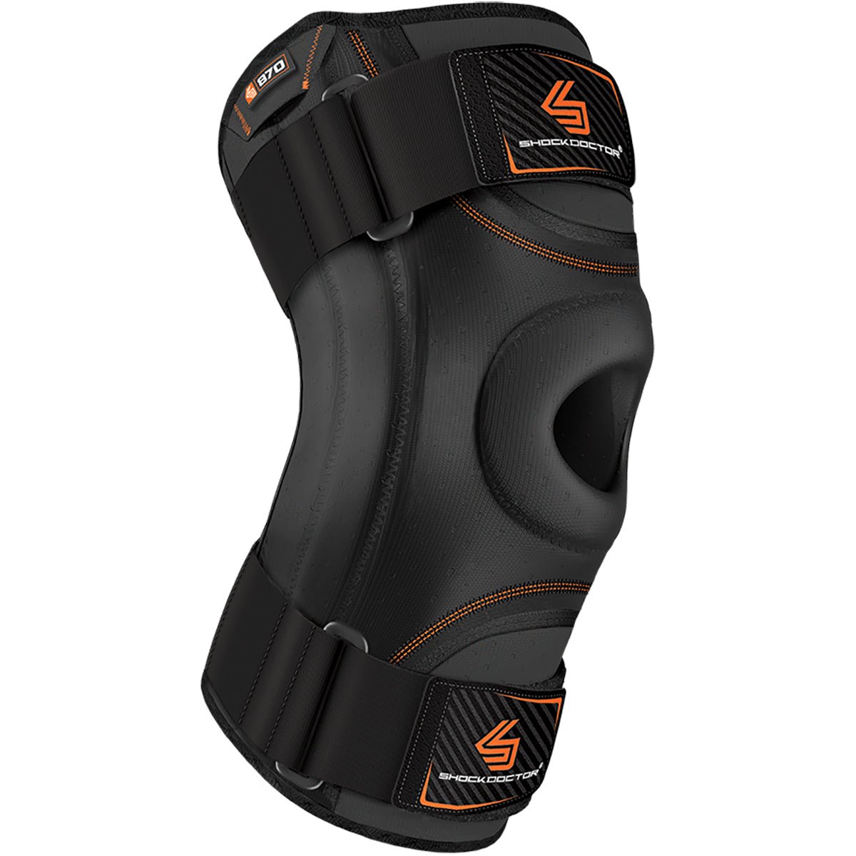 Shock Doctor Knee Stabilizer with Flexible Knee Stays - Black - Forza Sports