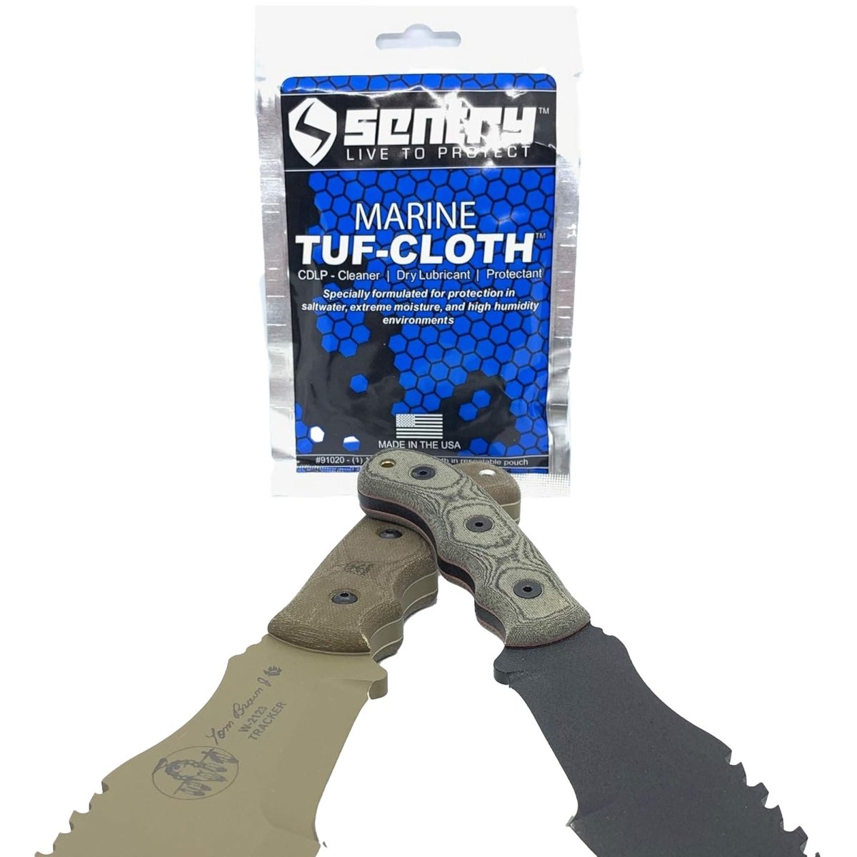 Sentry Solutions Marine Tuf - Cloth, 12" x 12" CDLP Cloth in Pouch, SS - TFCLTH - Forza Sports