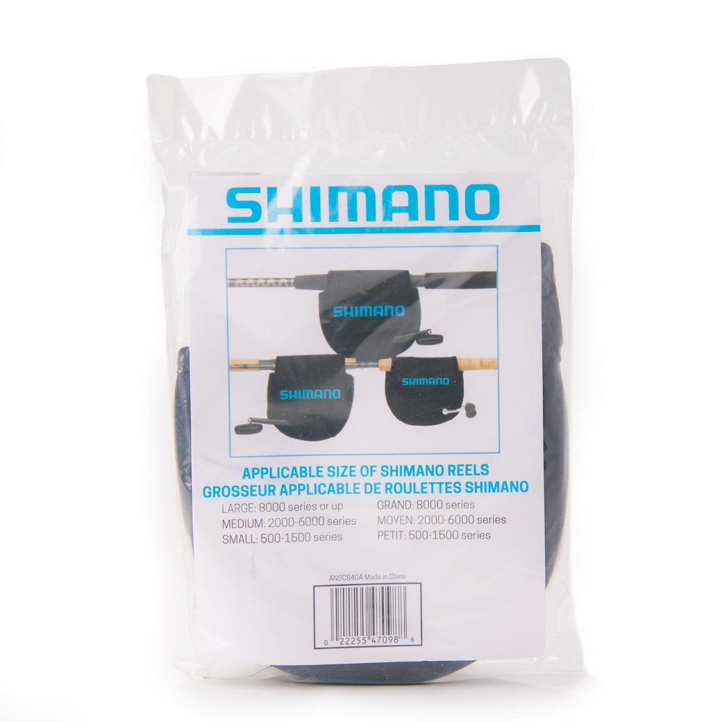 Shimano Neoprene Spinning Fishing Reel Cover - Black - Forza Sports