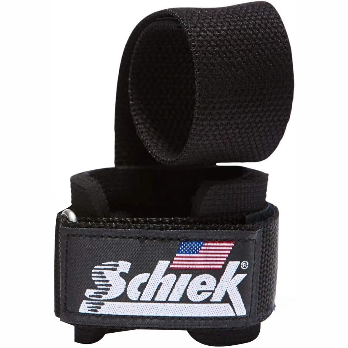 Schiek Sports Model 1000 - PLS Deluxe Power Lifting Straps - Black - Forza Sports