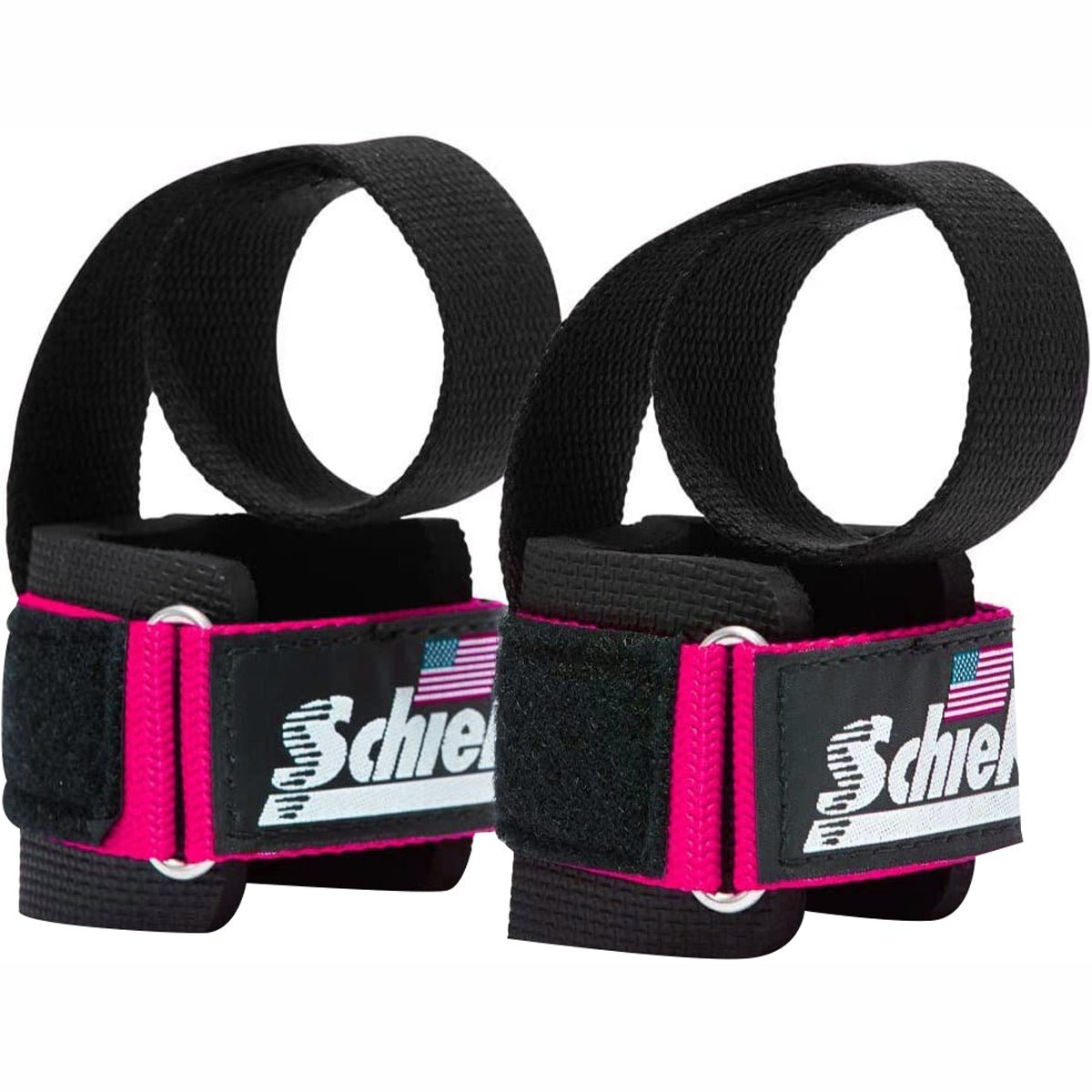 Schiek Sports Model 1000 - PLS Deluxe Power Lifting Straps - Pink - Forza Sports