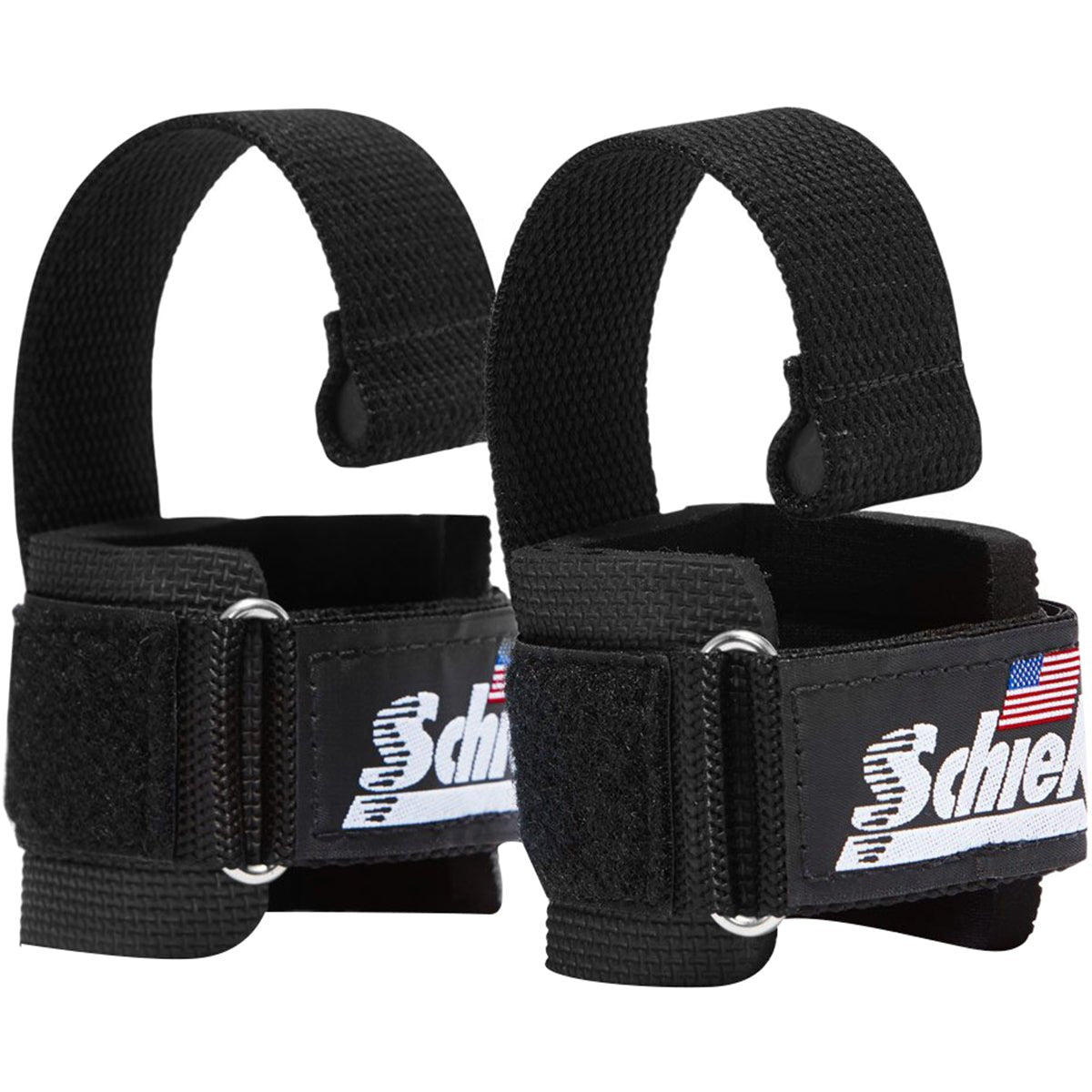 Schiek Sports Model 1000 - DLS Deluxe Dowel Lifting Straps - Black - Forza Sports