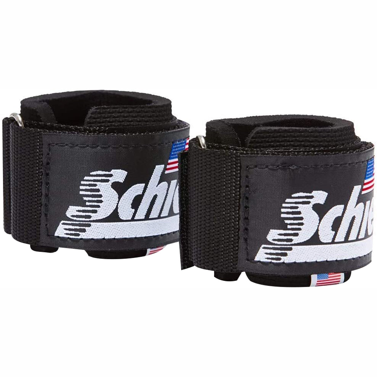 Schiek Sports Model 1100-WS Extra-Wide Wrist Straps - Black Schiek Sports