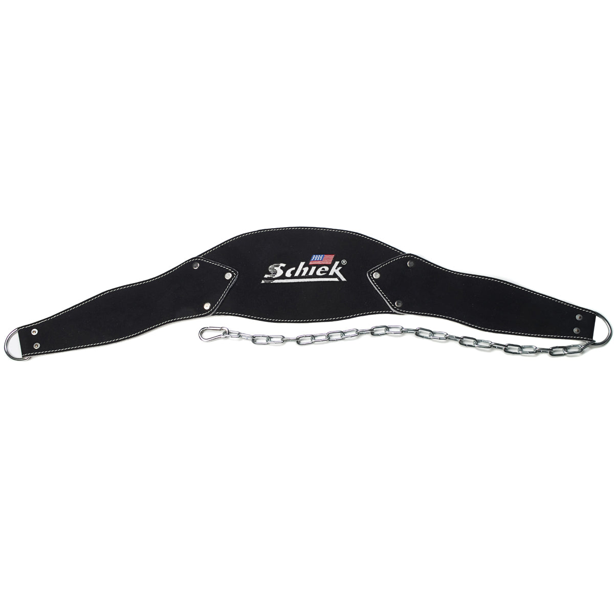 Schiek Sports Model B5008 Synthetic Leather Dip Belt - Black Schiek Sports