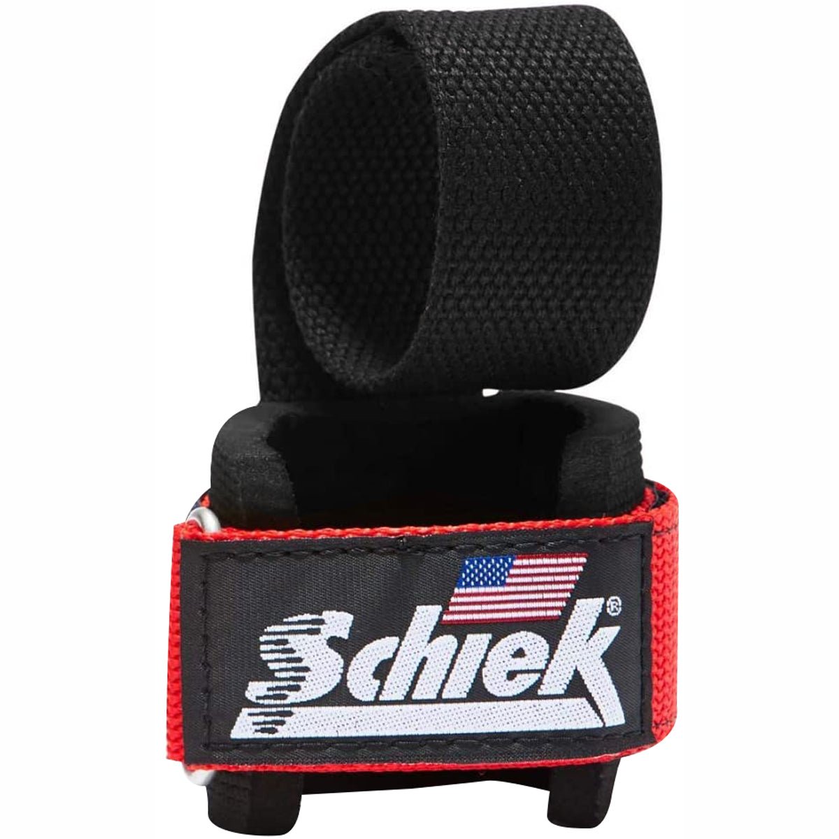 Schiek Sports Model 1000 - PLS Deluxe Power Lifting Straps - Red - Forza Sports