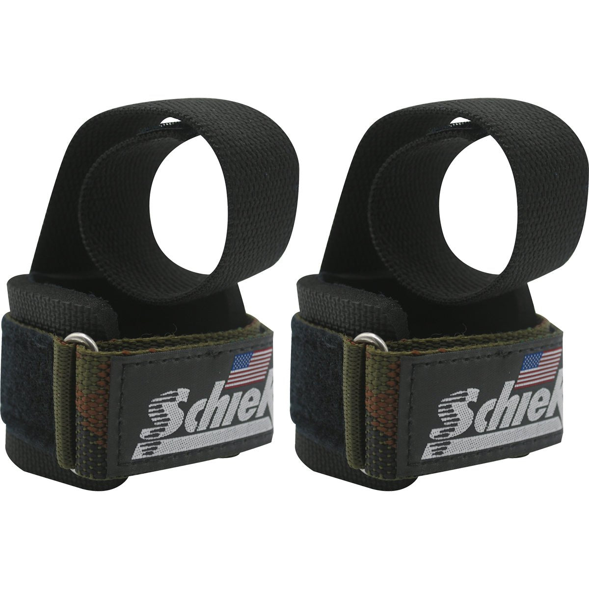 Schiek Sports Model 1000PLS Power Weight Lifting Straps - Camo - Forza Sports