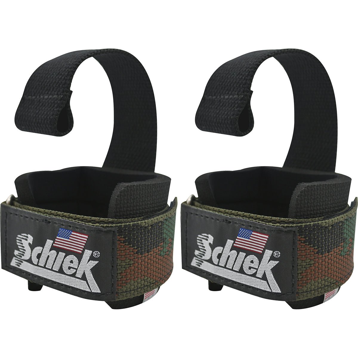 Schiek Sports Model 1000 - DLS Deluxe Dowel Lifting Straps - Camo - Forza Sports