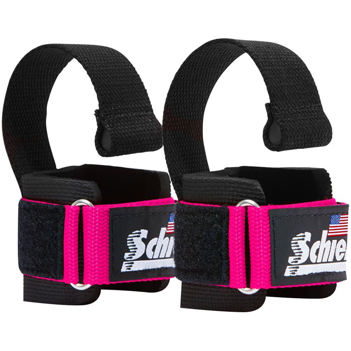 Schiek Sports Model 1000 - DLS Deluxe Dowel Lifting Straps - Pink - Forza Sports
