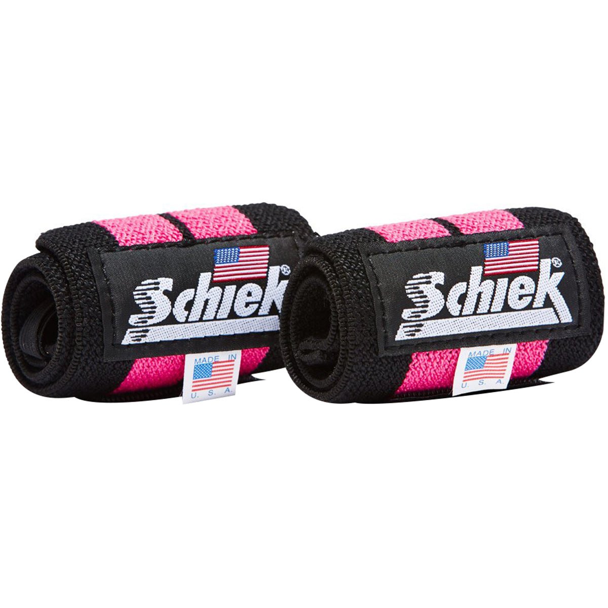 Schiek Sports Model 1112 Heavy Duty 12" Wrist Wraps - Pink/Black - Forza Sports