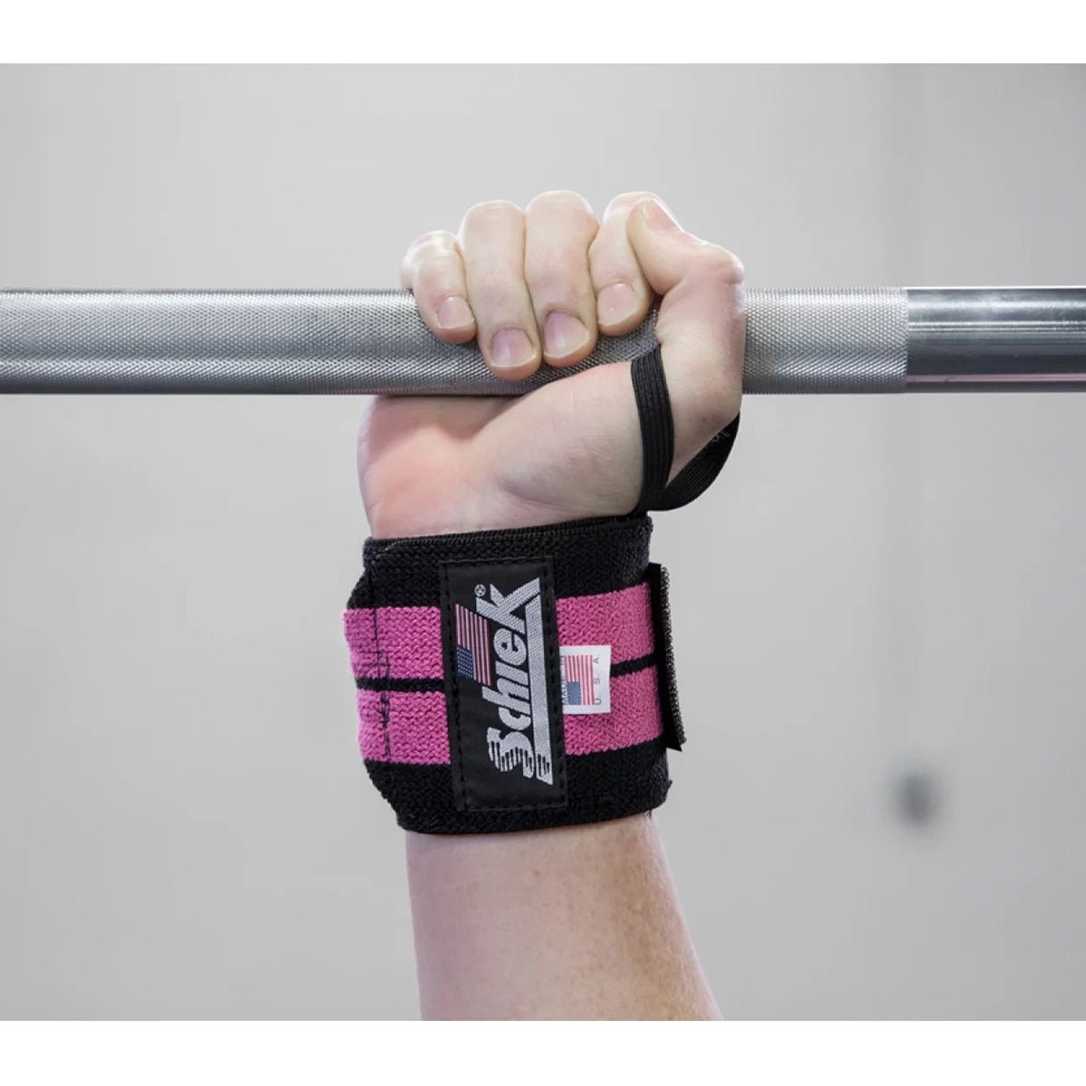 Schiek Sports Model 1112 Heavy Duty 12" Wrist Wraps - Pink/Black - Forza Sports