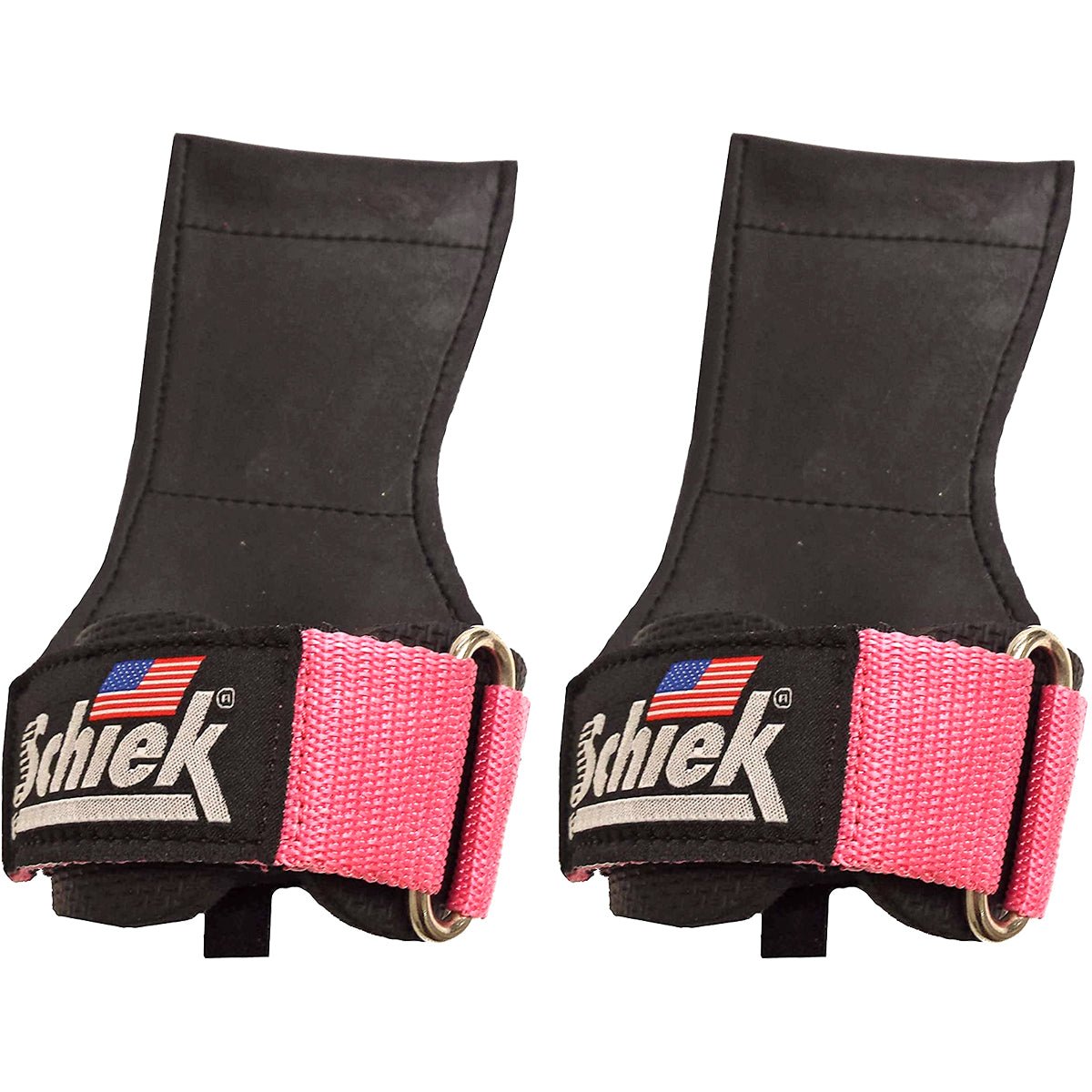 Schiek Sports Model 1900 Ultimate Grip Weight Lifting Straps - Pink - Forza Sports