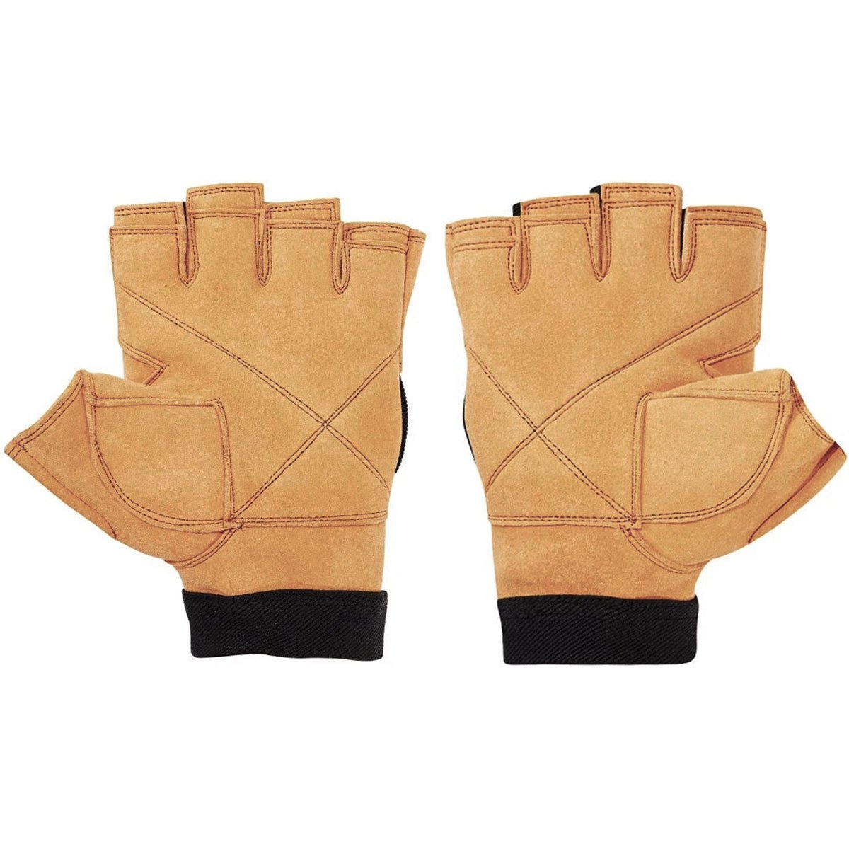Schiek Sports Model 415 Power Series Weight Lifting Gloves - Brown - Forza Sports