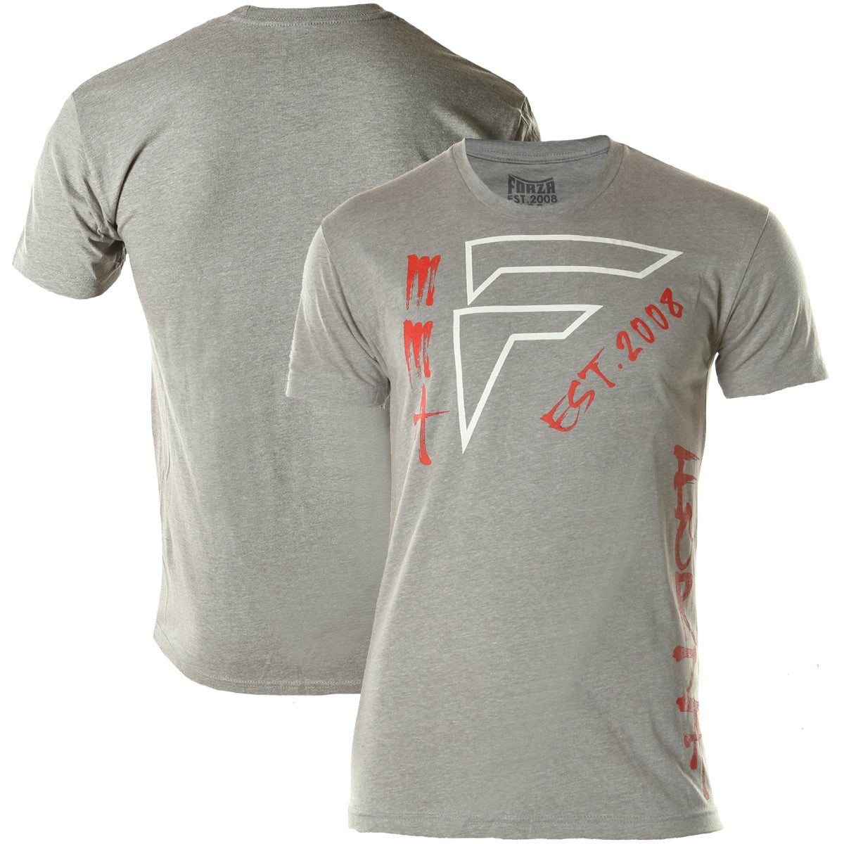 Forza Sports "Signature" MMA T-Shirt - Dark Heather Gray - Forza Sports