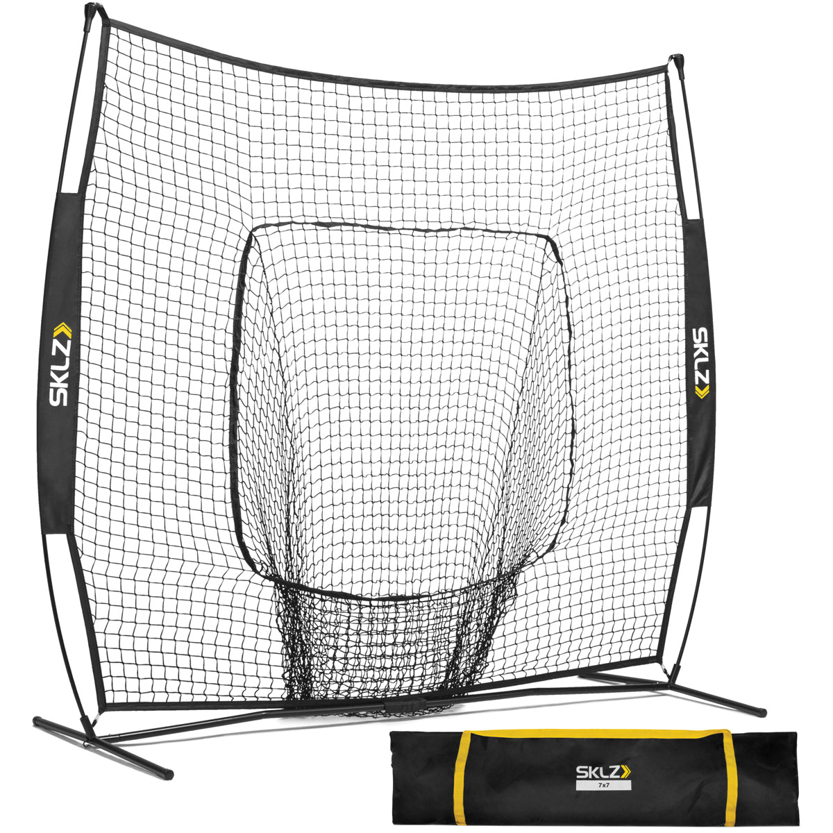 SKLZ Baseball and Softball Hitting Net - Black/Yellow - Forza Sports