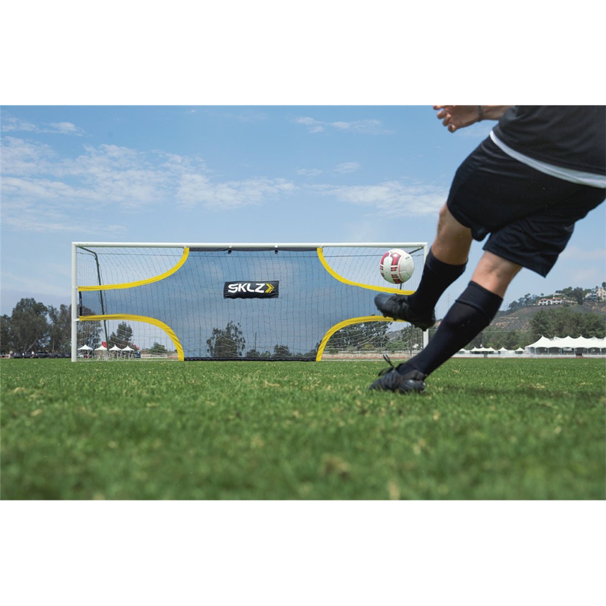SKLZ Soccer Training Goal Shot - Black/Yellow - Forza Sports