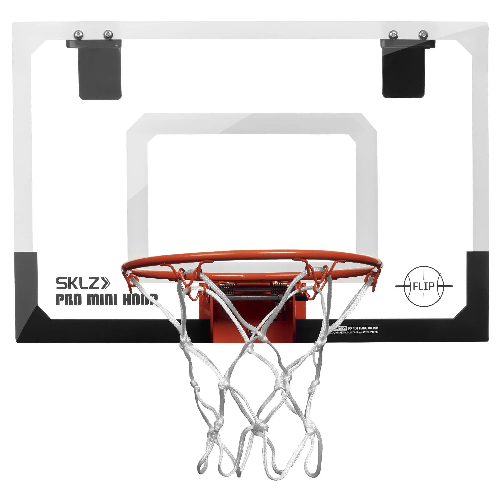 SKLZ Pro Mini Hoop Flip Over-The-Door Basketball Hoop - Orange/Clear SKLZ