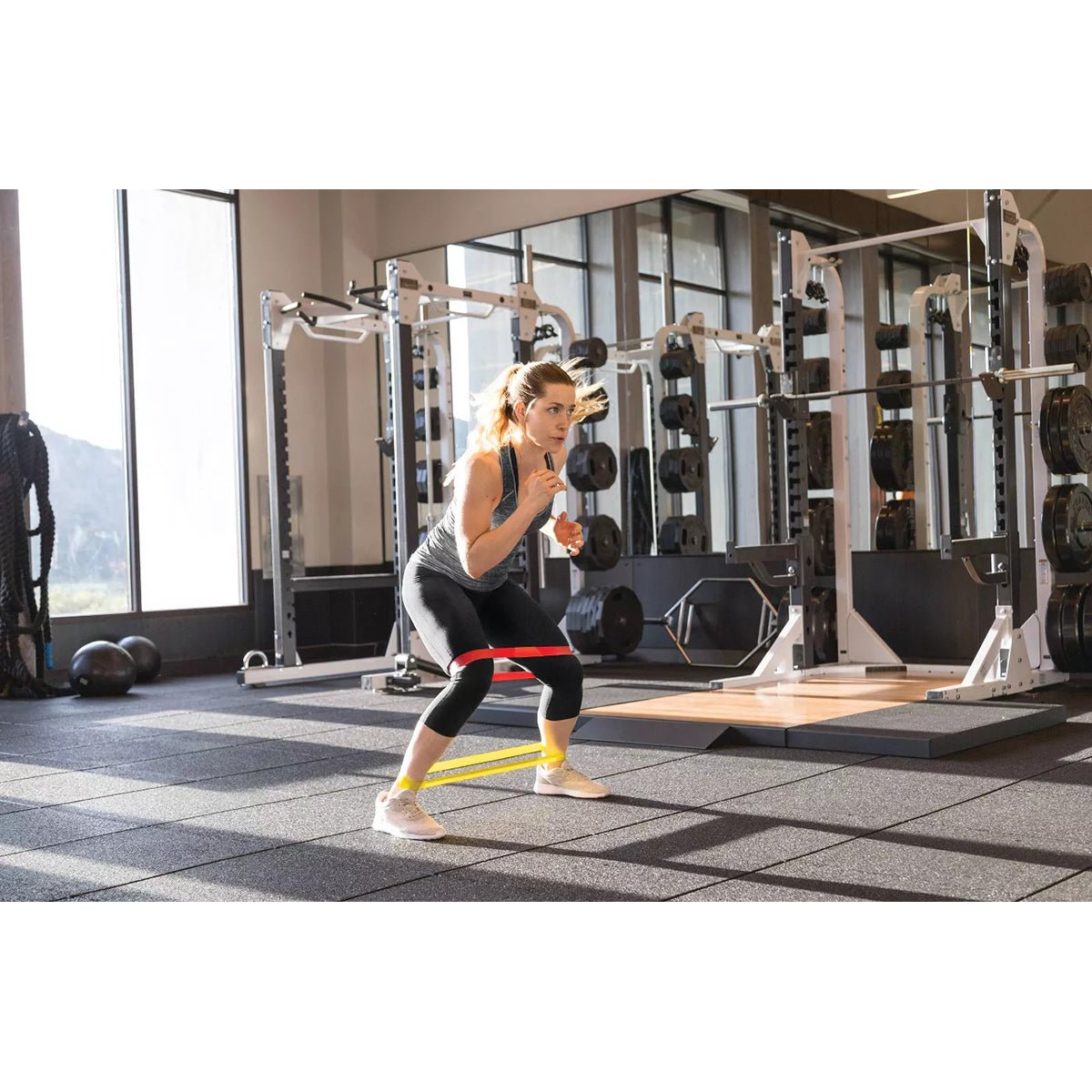 SKLZ Mini Strength Training and Exercise Resistance Bands 2-Pack - Red/Yellow - Forza Sports