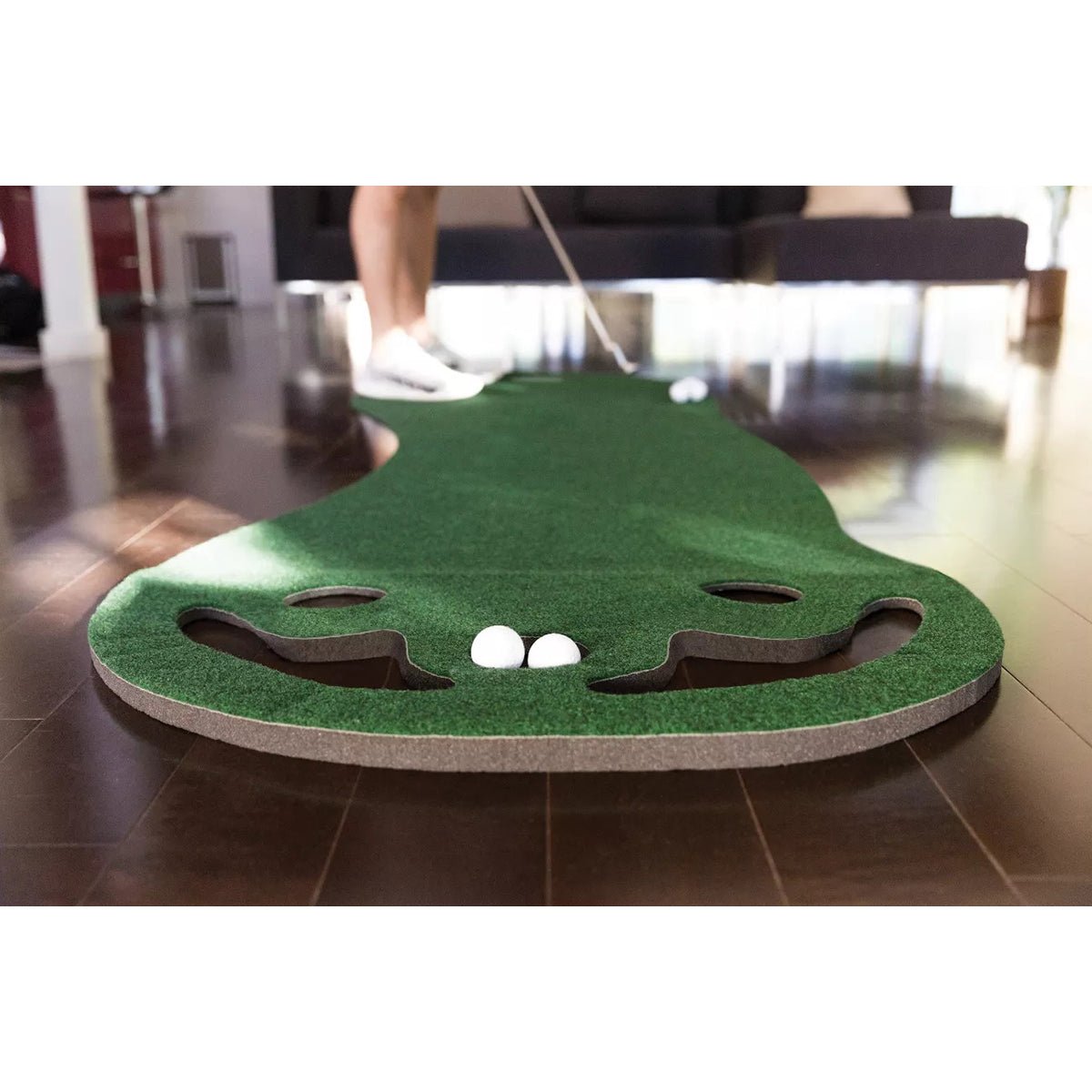 SKLZ Putting Green Indoor Golf Practice Mat - Green - Forza Sports