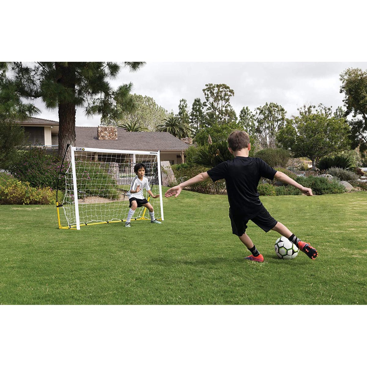 SKLZ Quickster Soccer Goal - White/Yellow - Forza Sports
