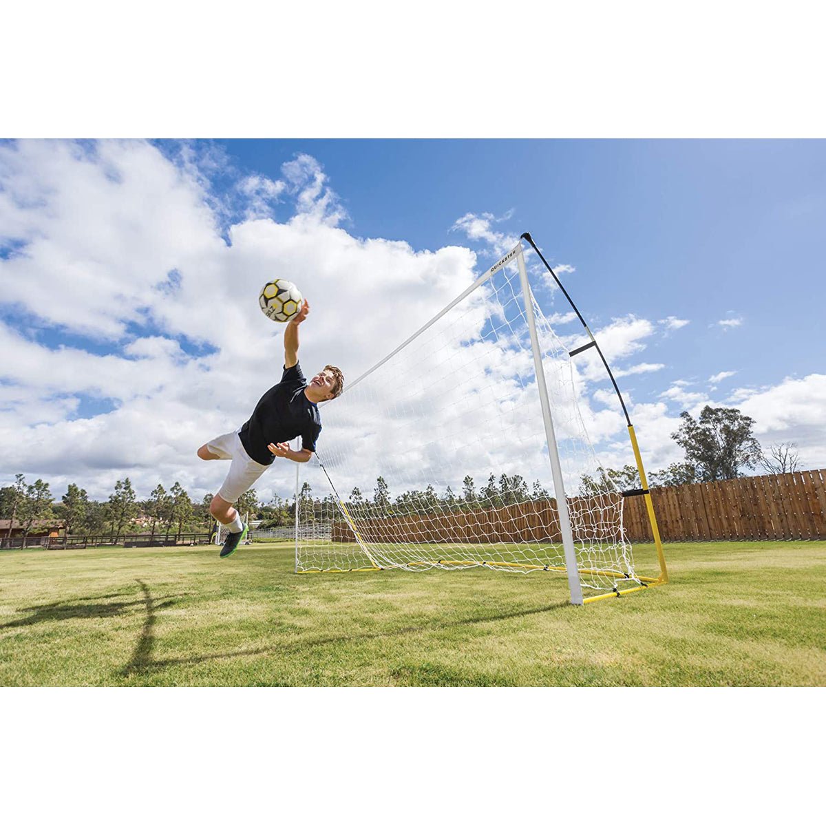 SKLZ Quickster Soccer Goal - White/Yellow - Forza Sports