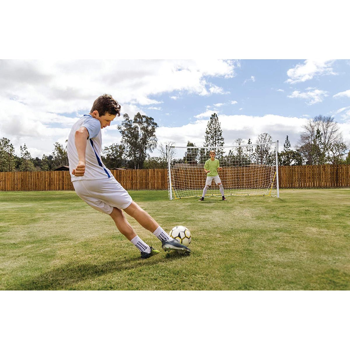 SKLZ Quickster Soccer Goal - White/Yellow - Forza Sports