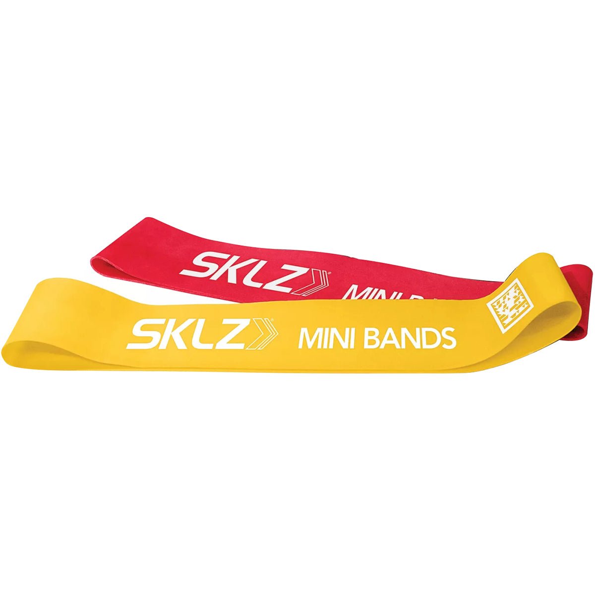 SKLZ Mini Strength Training and Exercise Resistance Bands 2 - Pack - Red/Yellow - Forza Sports