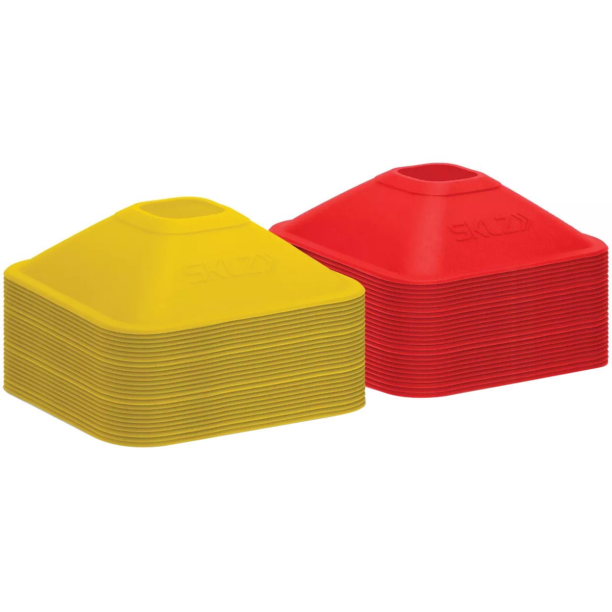 SKLZ Mini Cones for Speed and Agility Training 20 - Pack - Red/Yellow - Forza Sports