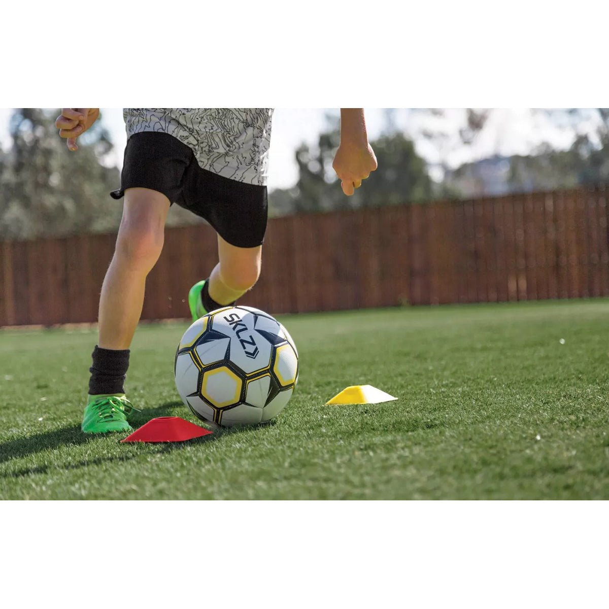 SKLZ Mini Cones for Speed and Agility Training 20 - Pack - Red/Yellow - Forza Sports