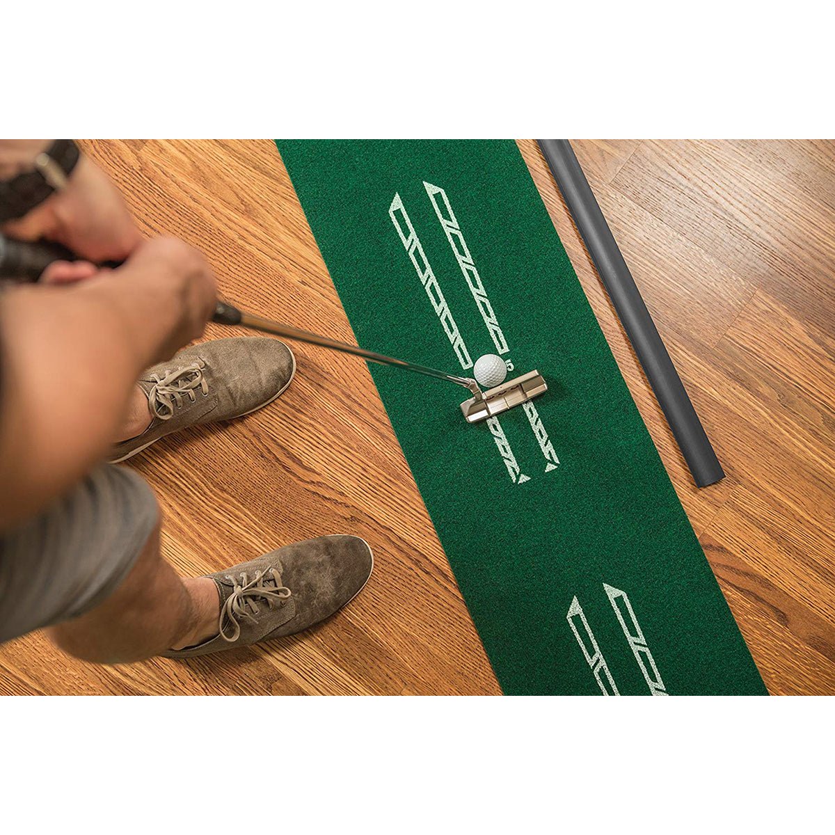 SKLZ Golf Accelerator Pro Putting Mat with Ball Return - Green - Forza Sports