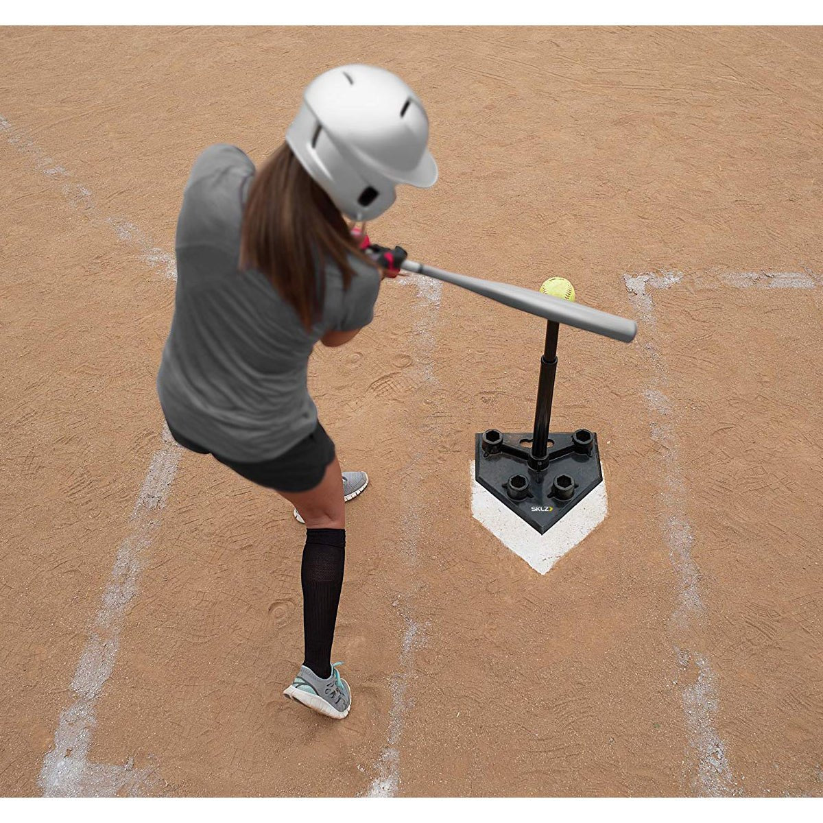 SKLZ 5 - Position Batting Training Tee - Black - Forza Sports