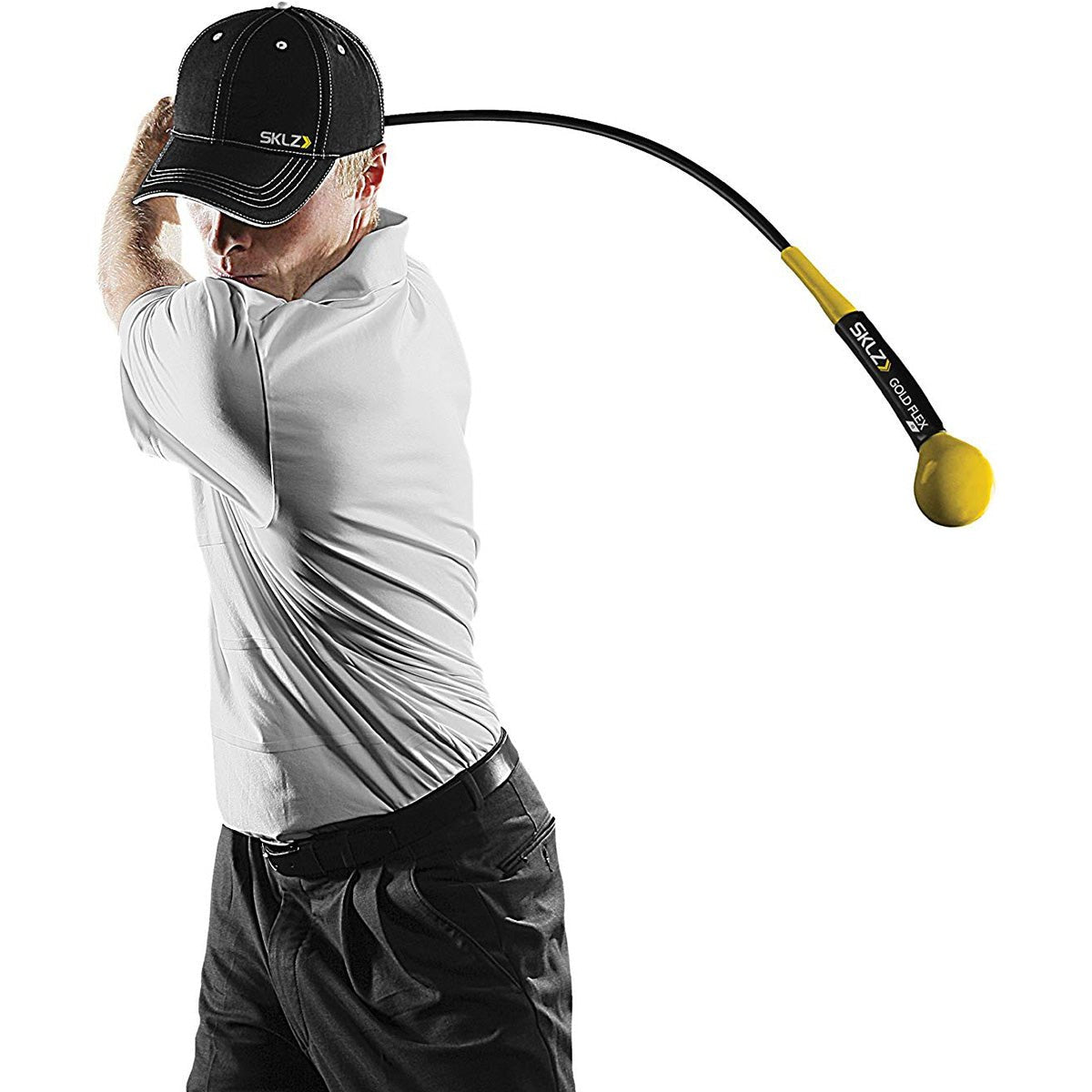 SKLZ Gold Flex Golf Swing Trainer - Black/Yellow - Forza Sports