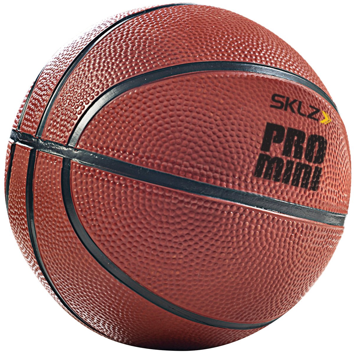 Mini hoop basketball with 'SKLZ Pro Mini' branding on a white background