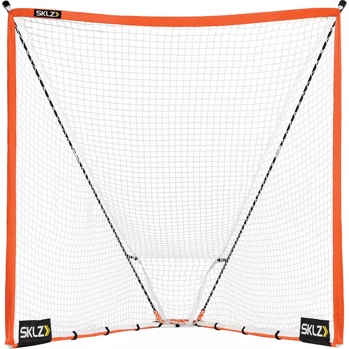 SKLZ Quickster 6' x 6' Lacrosse Goal - Orange/White - Forza Sports