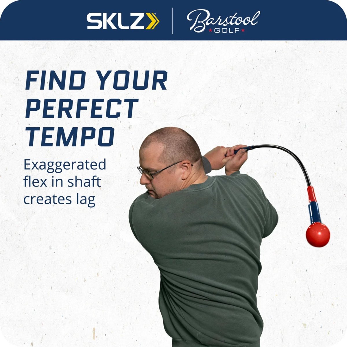 SKLZ Barstool Gold Flex Trainer, 48" - Forza Sports