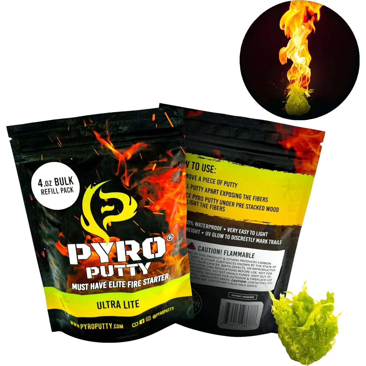 Pyro Putty - 4 oz Resealable Bag - Forza Sports