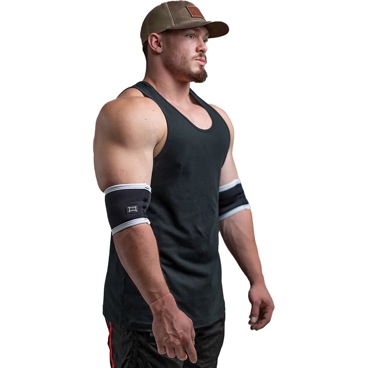 Sling Shot Raw Compression Elbow Sleeves by Mark Bell - Black - Forza Sports