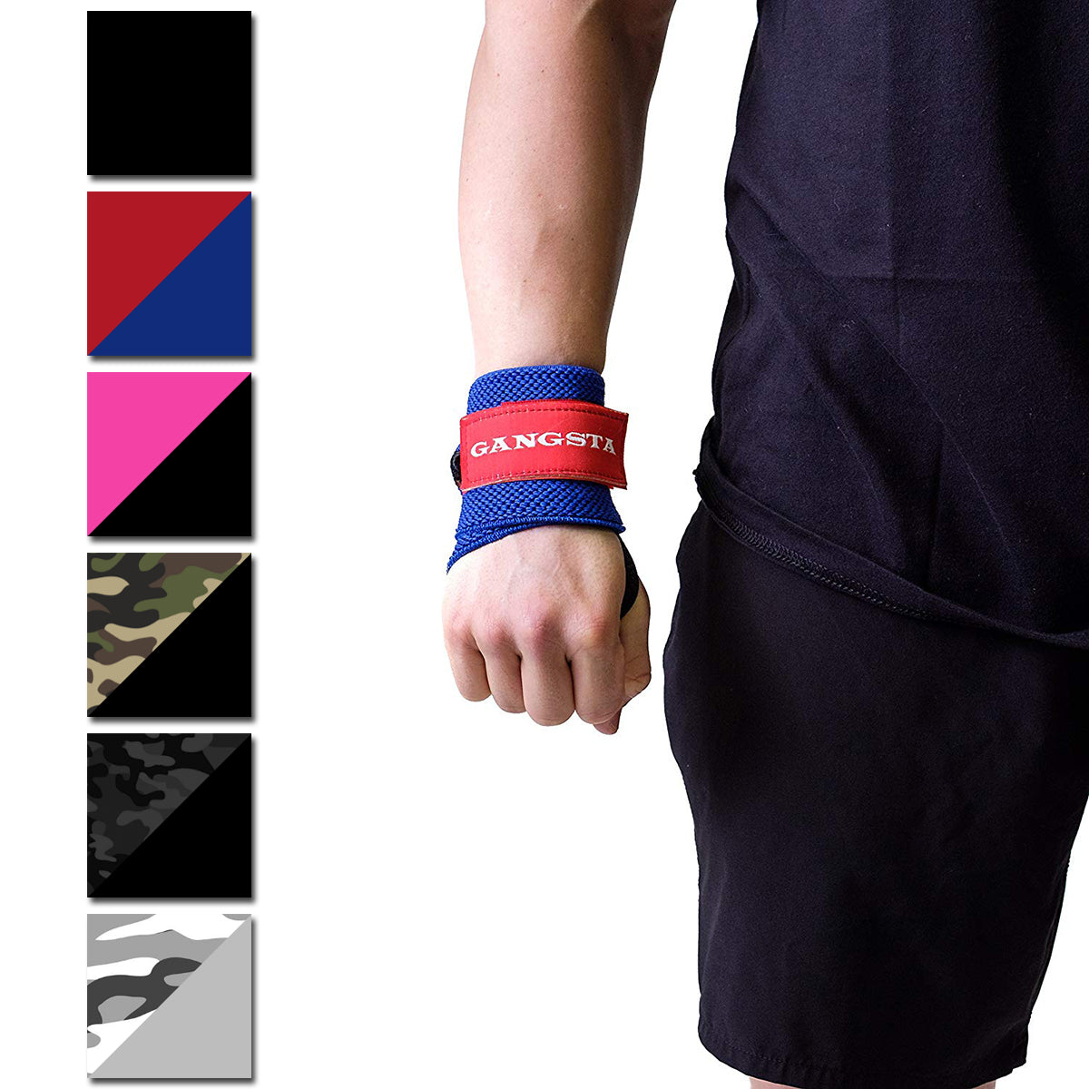 Sling Shot Gangsta Wrist Wraps by Mark Bell, IPF approved weight lifting support Sling Shot