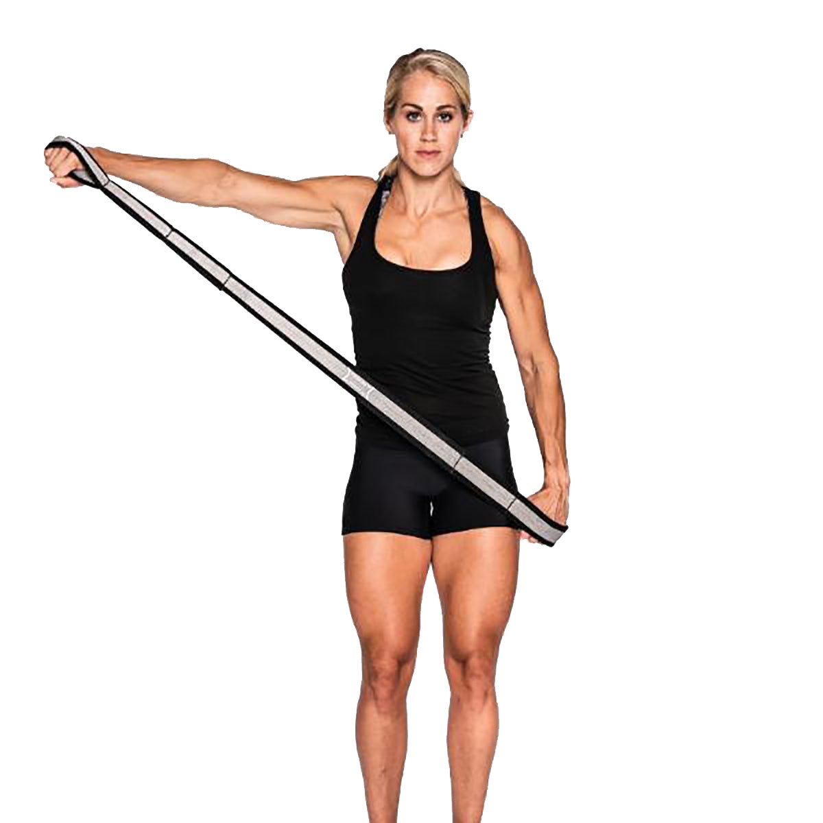 Sling Shot 45" Infinity Loop Resistance Band by Mark Bell - Black/Gray - Forza Sports