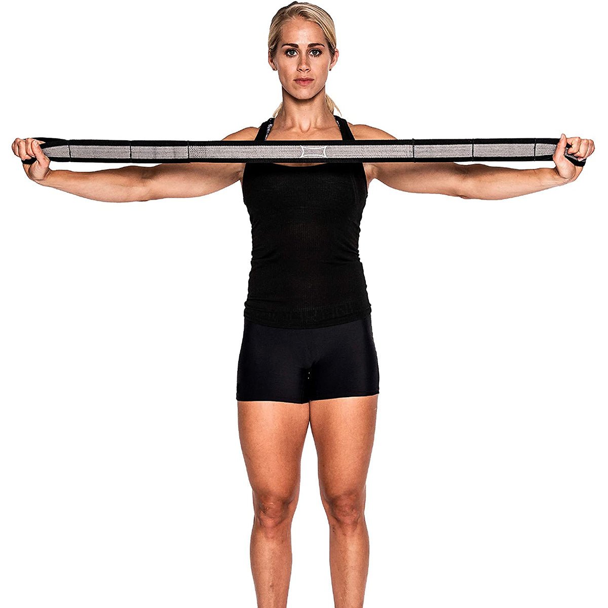 Sling Shot 45" Infinity Loop Resistance Band by Mark Bell - Black/Gray - Forza Sports