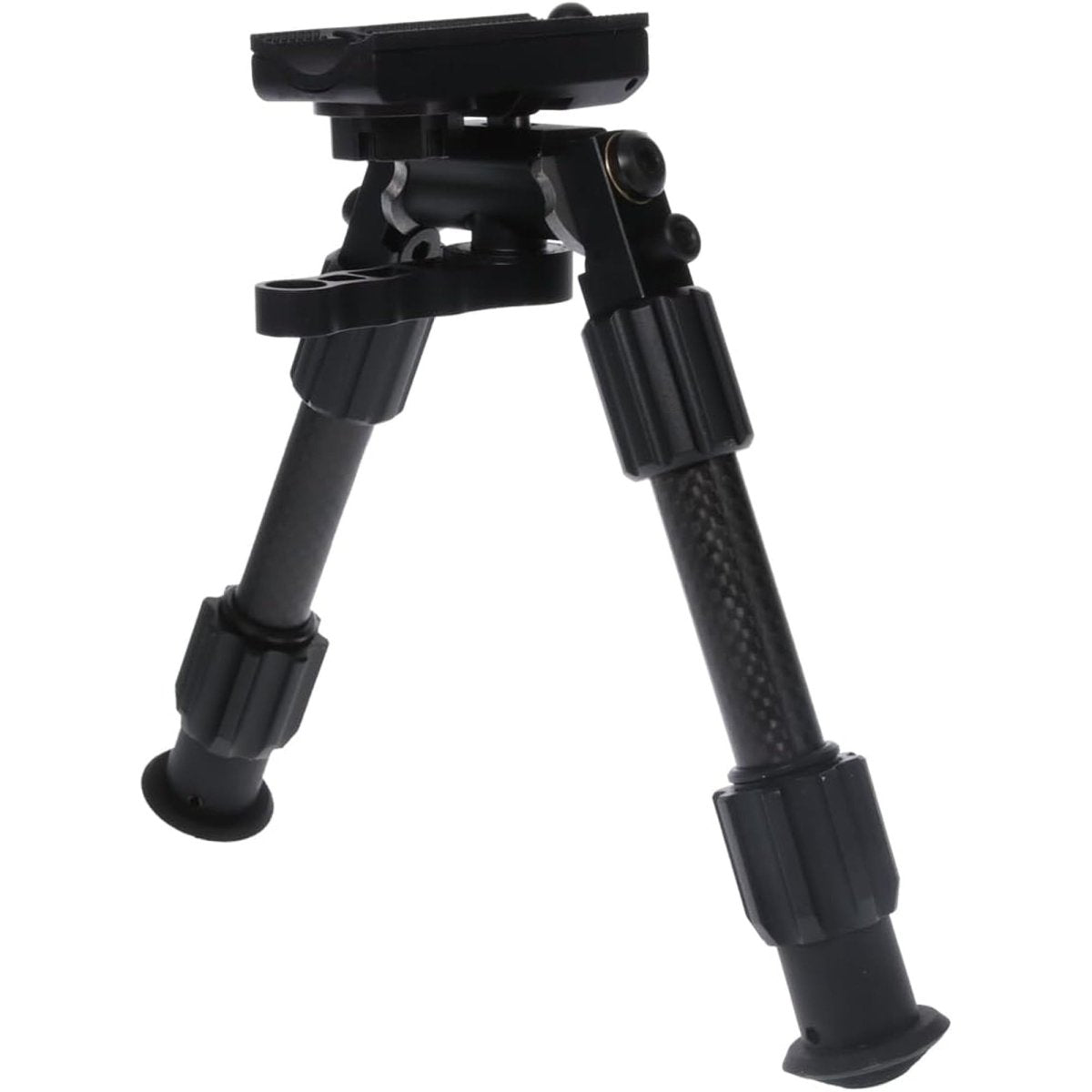 Truglo Tac Pod Carbon Pro Bipod with Sling Stud Mount Adapter - Adjustable 6" - 9” - Forza Sports