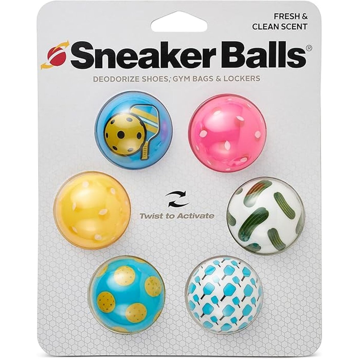 Sneaker Balls Fresh Scented Shoe Freshener, Pickleball, 6 Pack - Forza Sports